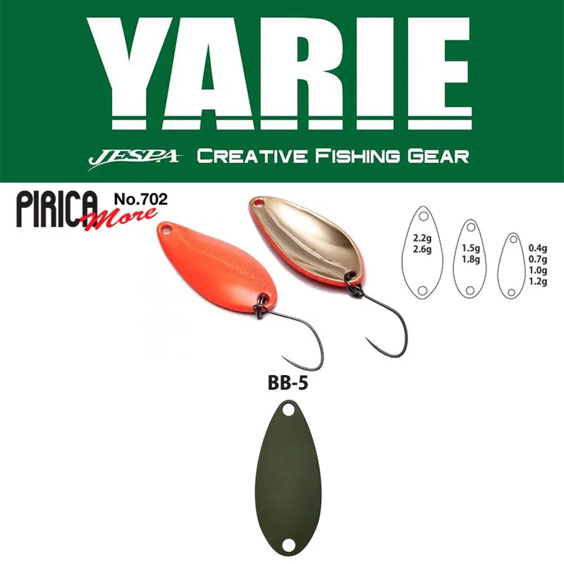 Yarie Jespa Yarie 702 Pirica More 1.0g Bb5 Olive támolygó villantó Lage Kosten