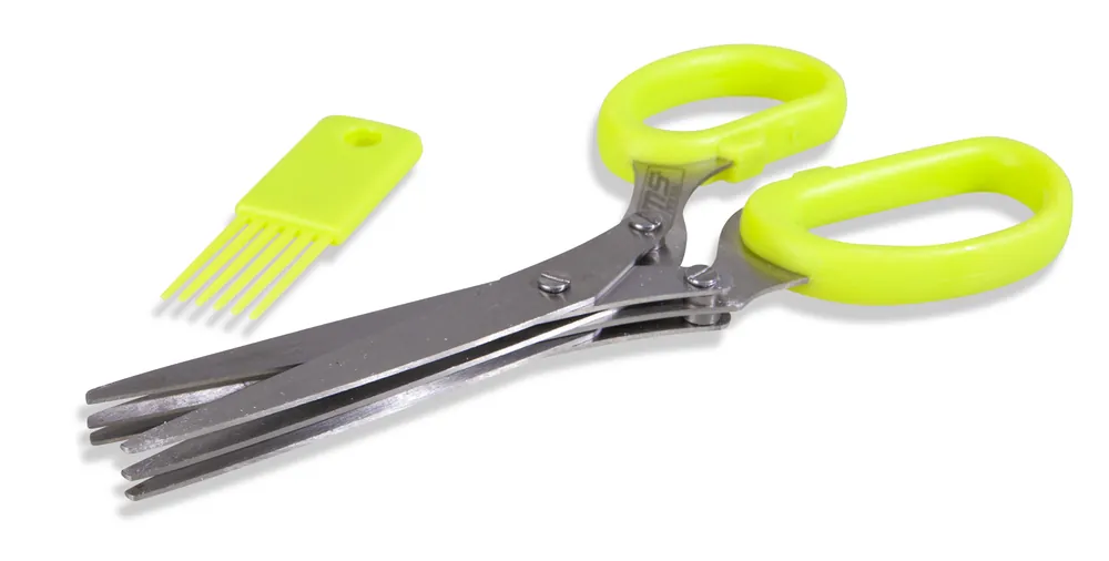 Superprijs MS RANGE Wormscissors fine gilisztavágó olló 3 késsel / rozsdamentes acél