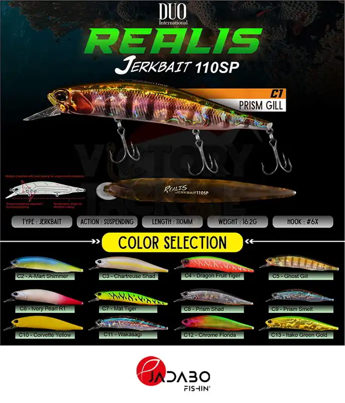 Exclusieve Aanbieding Duo Realis Jerkbait 110Sp
