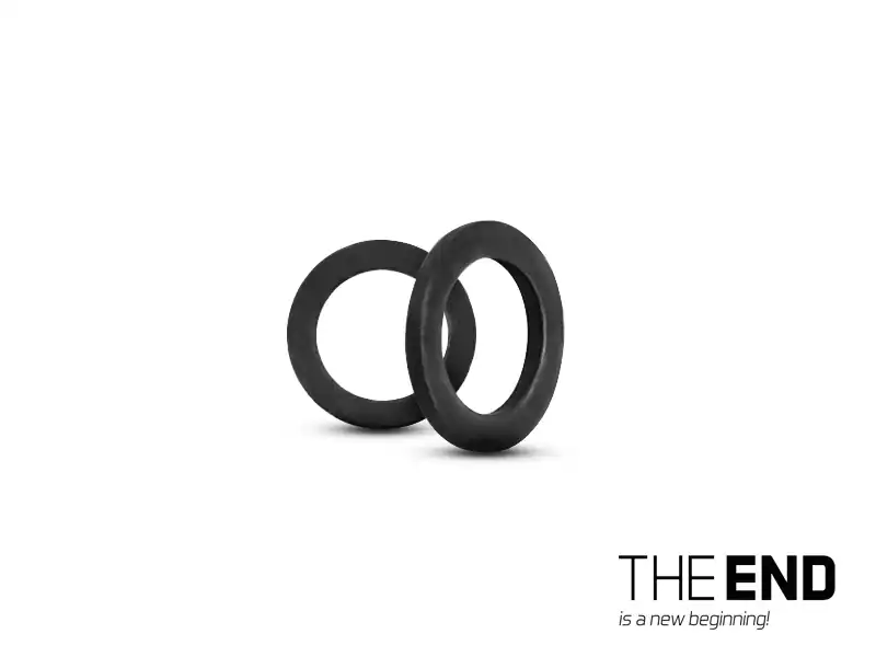 Gyűrű bojlis szerelékhez Delphin THE END Round RING / 30db (3.1mm) Koopje