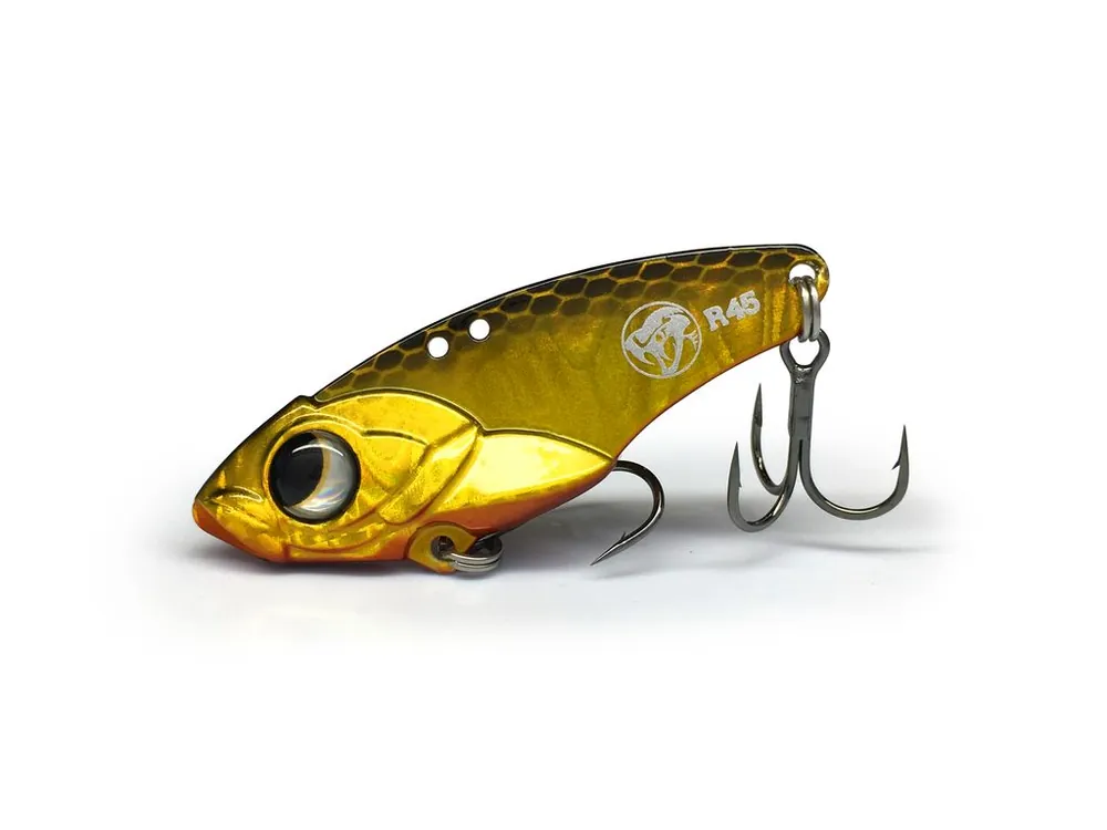 LUREFANS R45 - Sinking 10g/45mm, 10-es "Black & Gold" színkód blade Express Levering