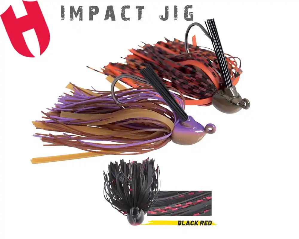Herakles Jig Impact 3/8Oz 10.5g Black/Red Aanbieding