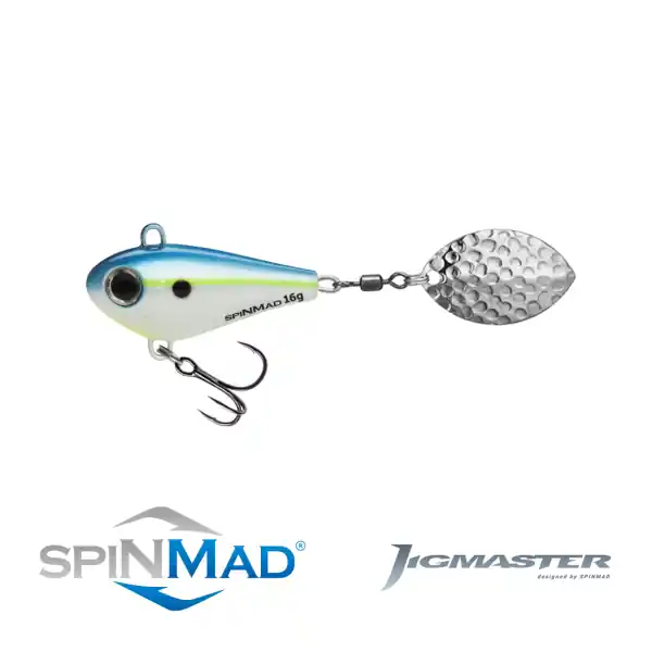 SpinMad Jigmaster 16g 3012 tail spinner Favoriet