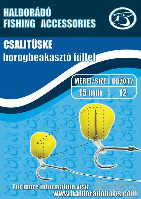 Merkproduct Haldorádó Csalitüske horogbeakasztó füllel - 15mm