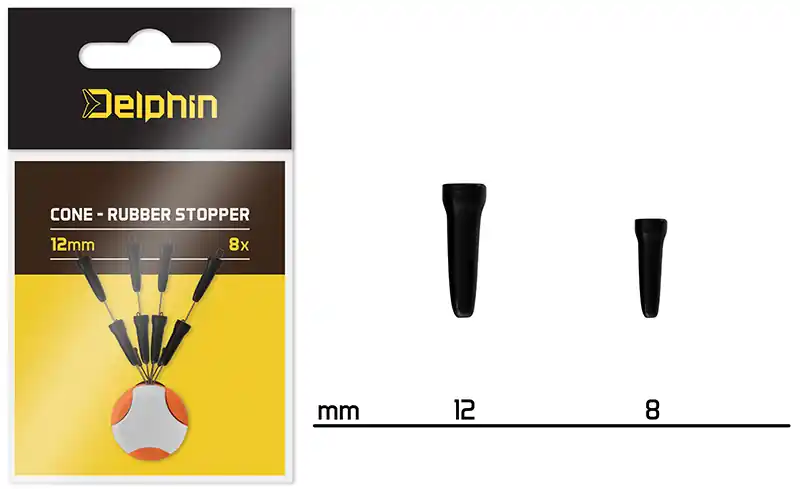Delphin Cone - Gumi stopper (8mm) Express Levering