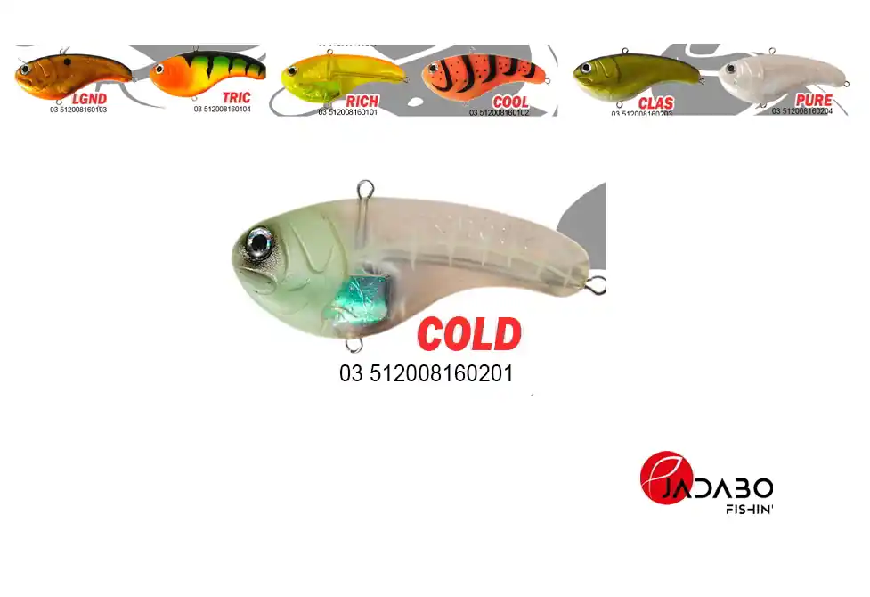Frenetic FatFish, 81mm, 60g, TPE gumi, COLD, foszforeszkálós festéssel wobbler Premium