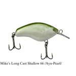 Direct Beschikbaar Mike‘s Long Cast wobbler 66 mm 18g Ayu Pearl Ayu Gyöngyház Shallow