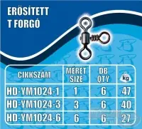 Haldorádó Erősített T forgó - kicsi (S) Laatste Kans