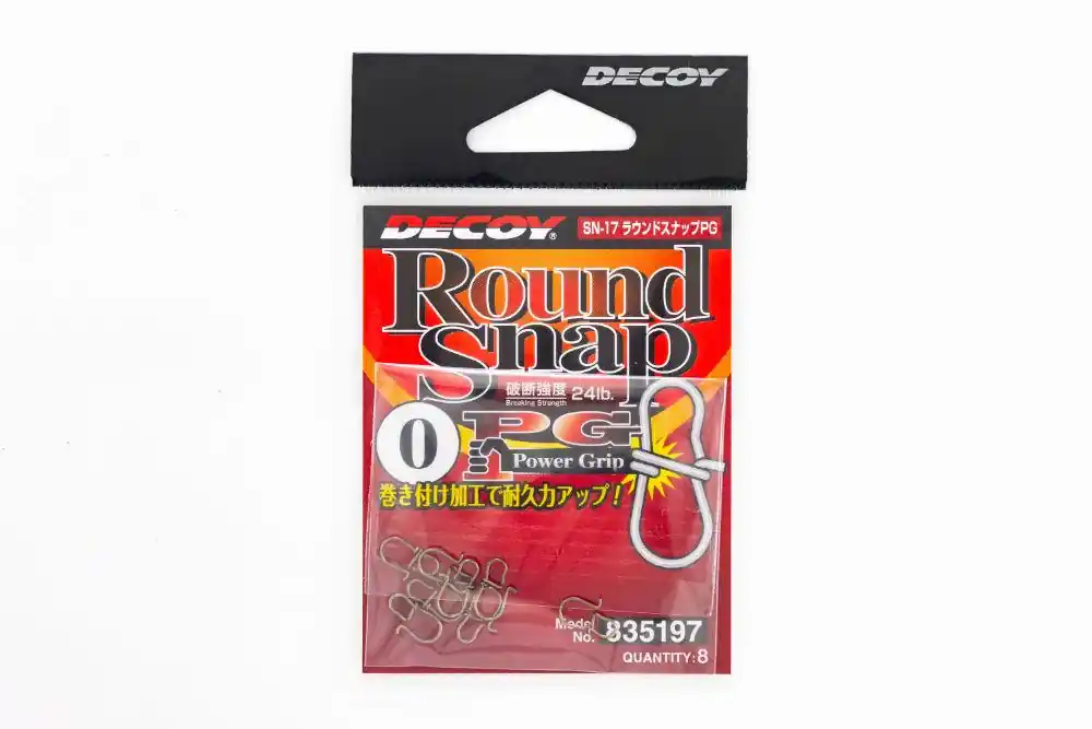 Kapocs Decoy Sn-17 Round Snap Pg Power Grip 00 22lbs Beperkte Voorraad