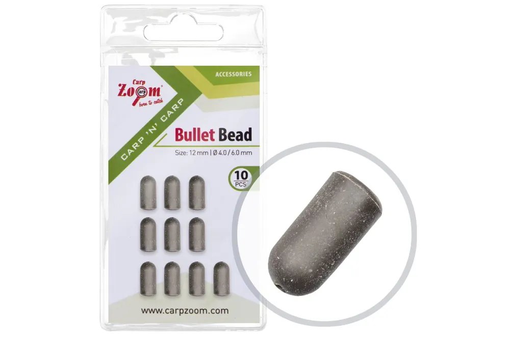 Nieuw CarpZoom Kötésvédő ütköző, o 6/3 - 12mm, zöld, 10db