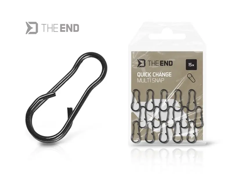 Delphin THE END Multi Snap gyorskapocs / 15 db Direct Verzonden