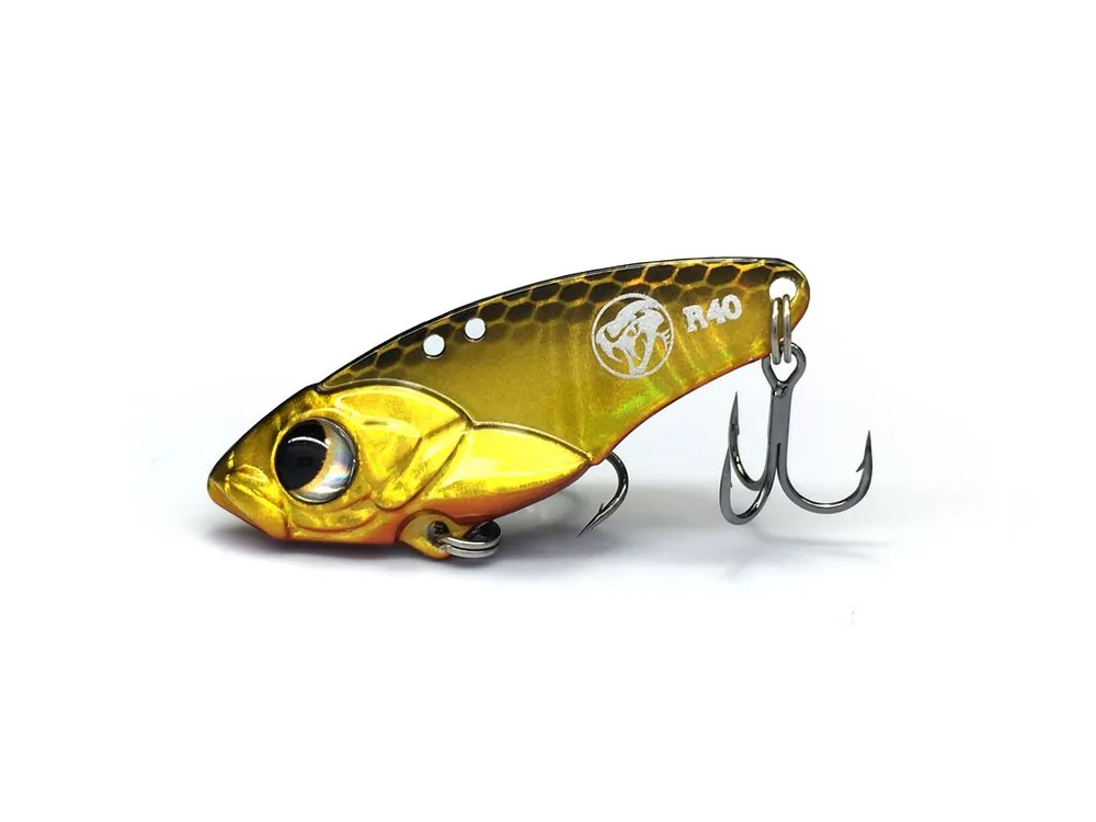 Dagaanbieding LUREFANS R40 - Sinking 7,5g/40mm, 10-es "Black & Gold" színkód blade