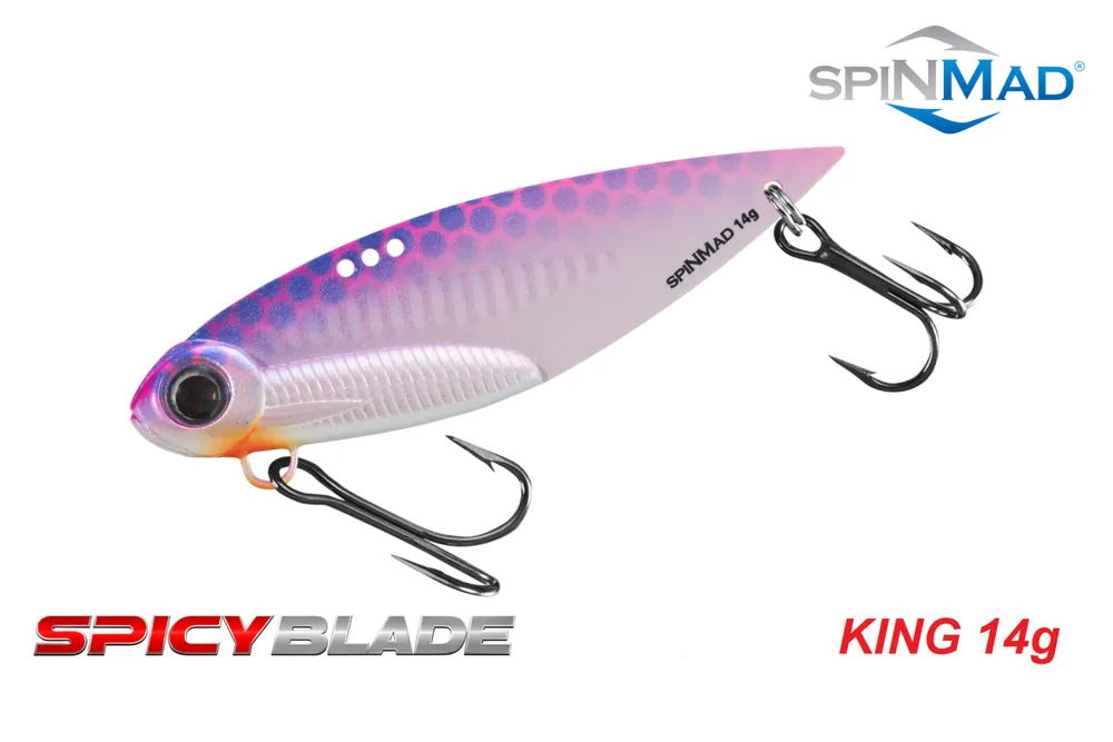 Seizoensaanbieding SpinMad King 75mm 14g 3812 blade