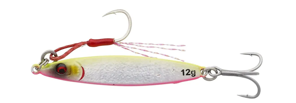 Savage Gear FLATLINE TG 4CM 12G FS UV PINK GLOW pilker Goedkoop
