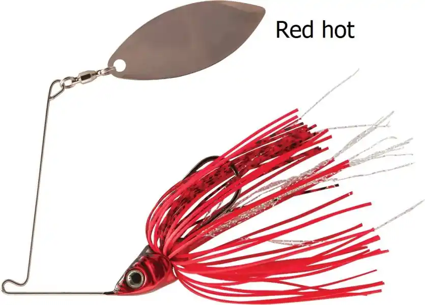 Rapture Sharp Spin Single Willow 10g Red Hot spinnerbait Flitsaanbieding