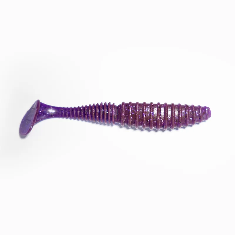 Tijdelijk Beschikbaar Reiva Zander Power Shad by Jadabo 7,5 cm Purple gumihal