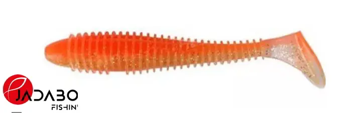 Keitech Swing Impact FAT 3,8" EA06 Orange Flash (6db /csomag) gumihal Korting