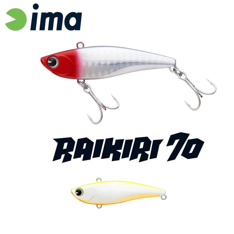 Ima Raikiri Vibration 70 70mm 15g 002 Chart Back Pearl wobbler Betrouwbaar