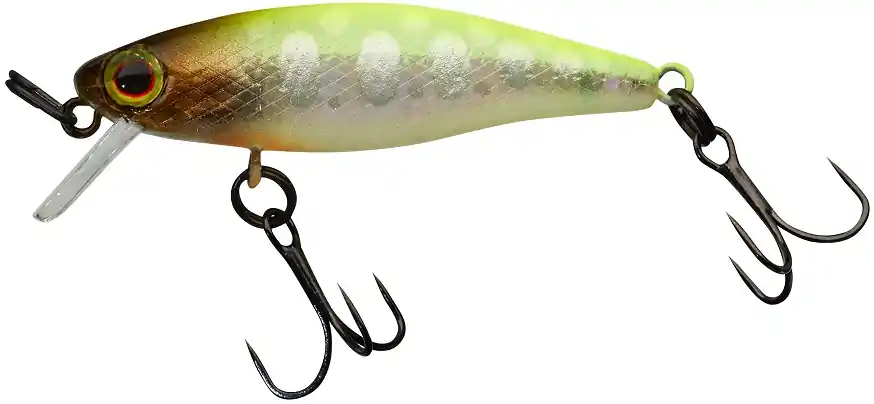 Illex Tiny Fry 3,8cm SP Chartreuse Back Yamame wobbler Uitverkoop
