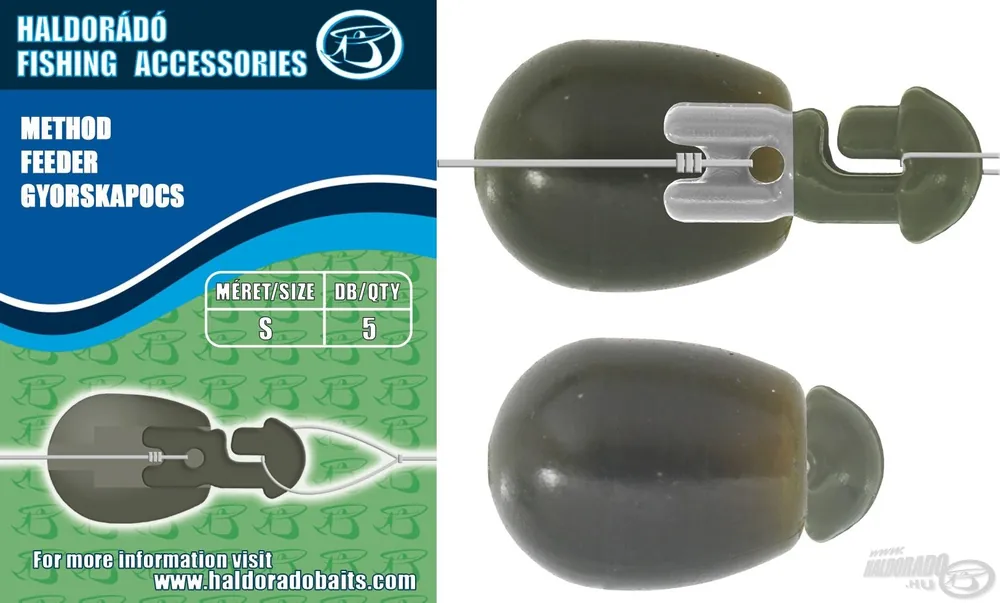 Dagaanbieding Haldorádó Method feeder gyorskapocs - S