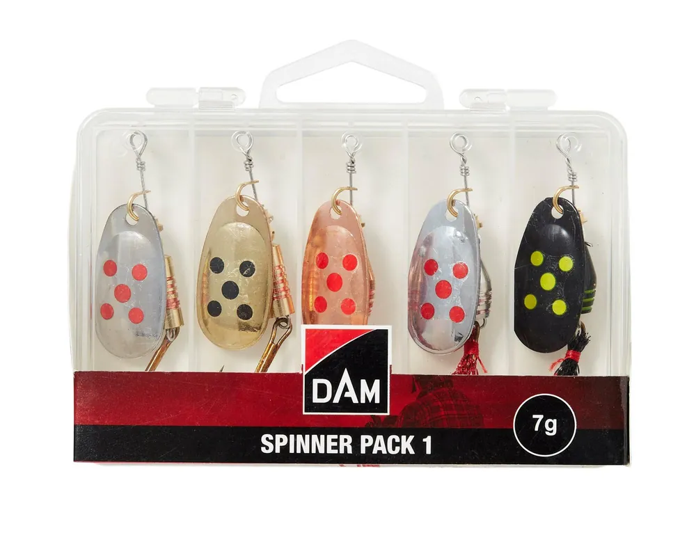 Alleen Vandaag DAM SPINNER PACK INC. BOX 5 Darab 7G 7G körforgó villantó szett