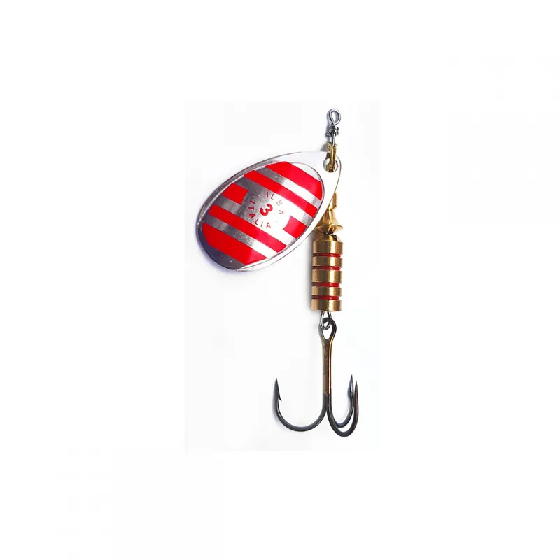 Direct Beschikbaar ILBA TONDO ZEBRA SILVER/RED 2 5GR (I21112) körforgó