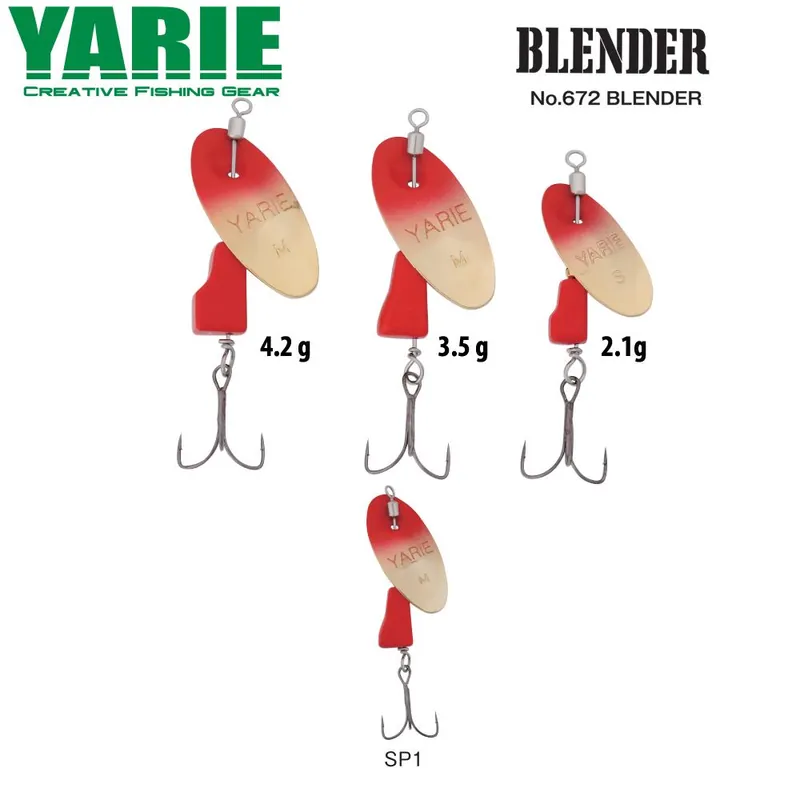 Yarie Jespa Körforgó Yarie 672 Blender 4.2g Sp1 Red/Red Merkproduct