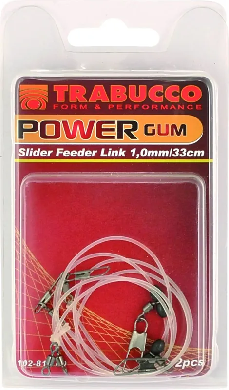 Favoriet Power Gum/Slider Rig 1,0mm feeder szerelék