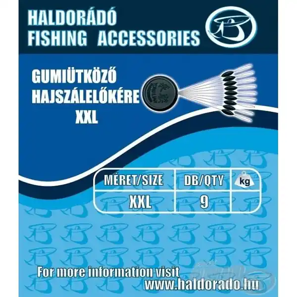 Haldorádó Gumiütköző hajszálelőkére - XXL Beperkte Voorraad