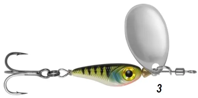 Rapture Crazy Spinner Minnow 7g 3 Finale Uitverkoop