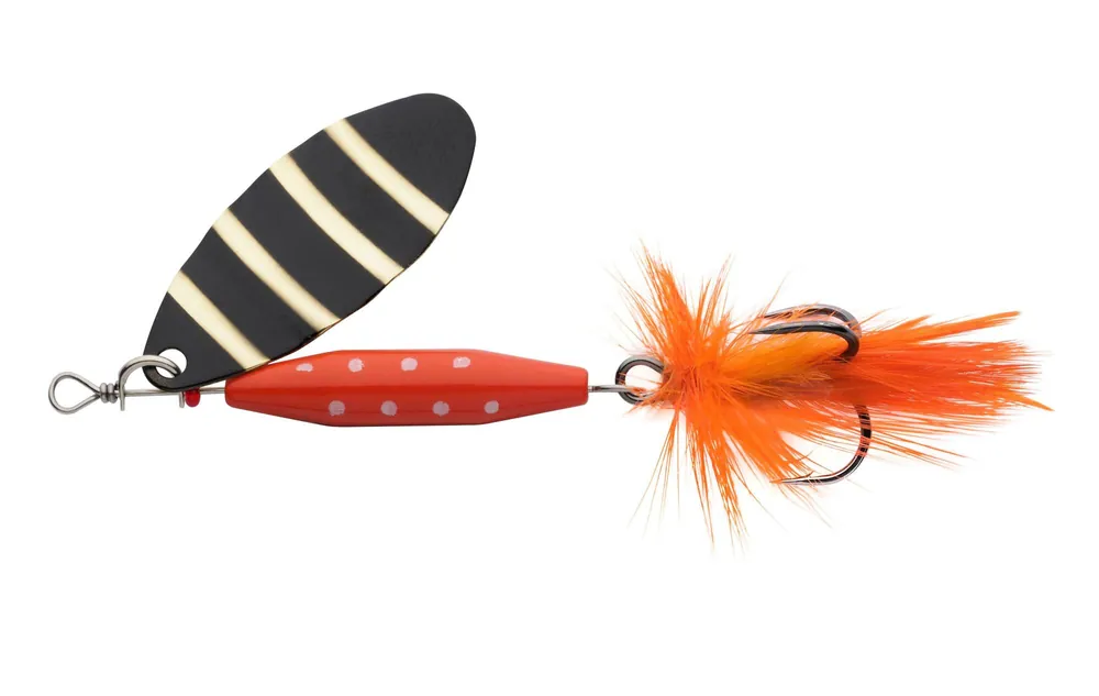 Abu Garcia Reflex Red 5.7cm/12g LF Zebra körforgó villantó Goedkoop