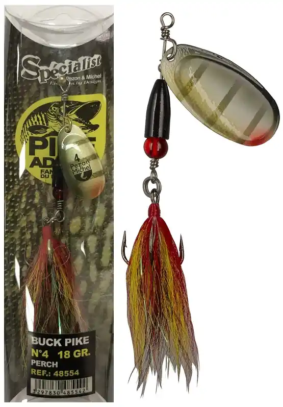 Speciale Aanbieding Pezon & Michel Körforgó villantó Buck Pike 24g Perch