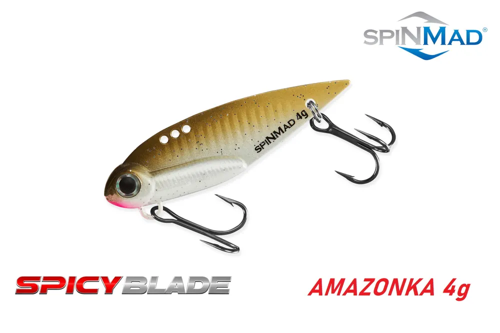 Snelle Levering SpinMad Amazonka Spicy Blade 45mm 4g 3606