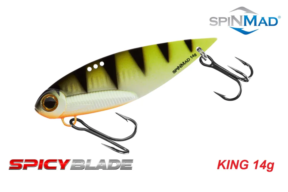 Laatste Versie SpinMad King 75mm 14g 3801 blade