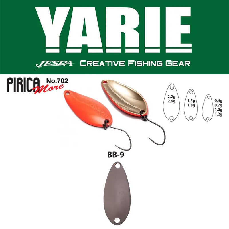 Yarie Jespa Yarie 702 Pirica More 1.0g Bb9 Rust támolygó villantó Superprijs