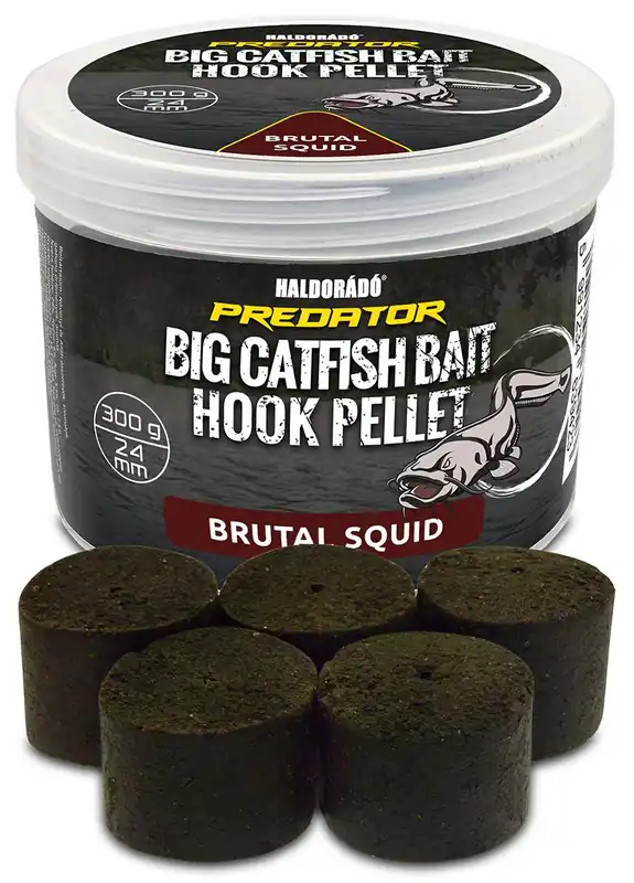 Haldorádó Catfish Bait Hook Pellet 24 mm - Brutal Squid Finale Uitverkoop