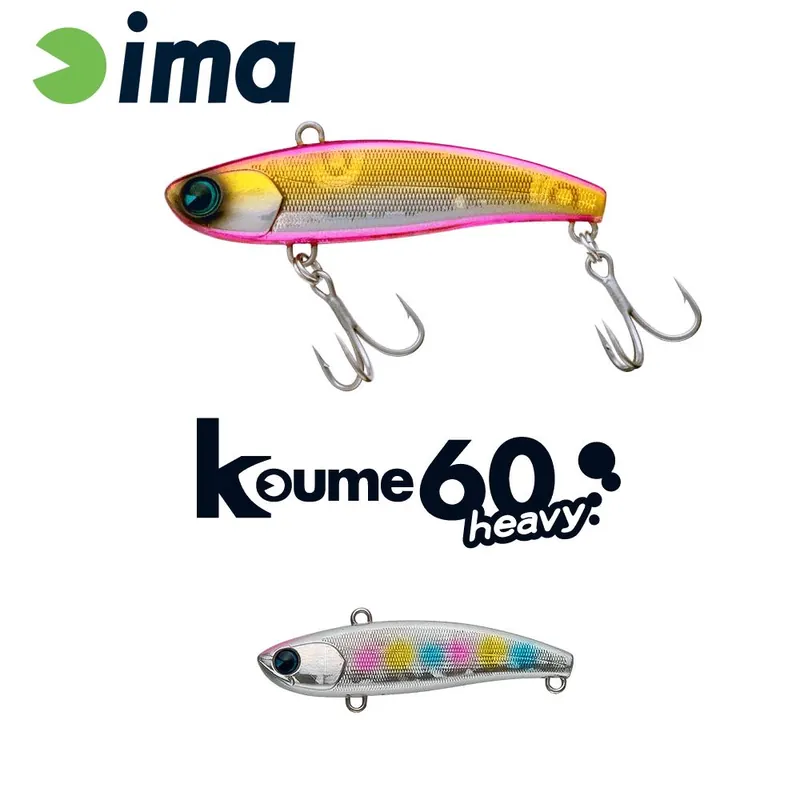 Gratis Retour Ima Koume Vibration 60 Heavy 60mm 17g 104 Cotton Candy wobbler