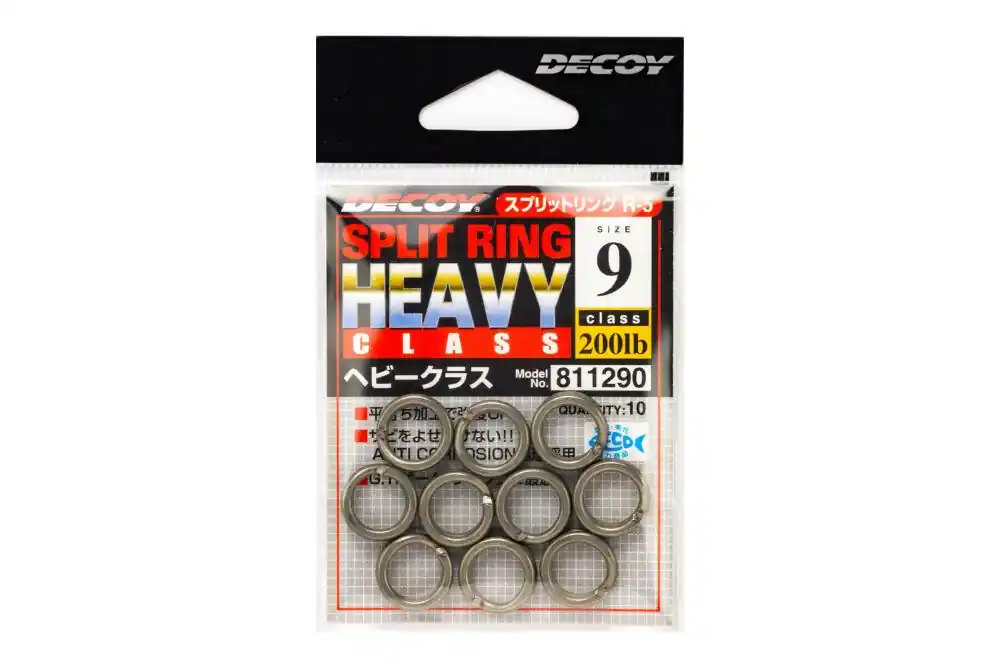 Kulcskarika Split Ring Decoy R-5 Heavy Class Silver 8 150lbs Koopje