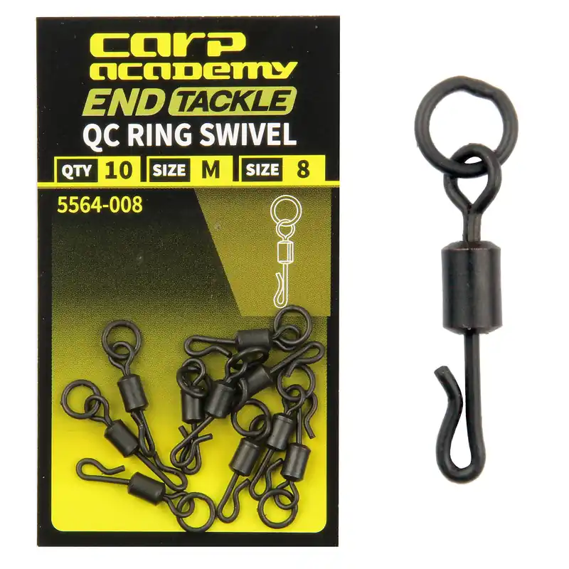 Carp Academy Gyorskapocs karikával 8-as M 10db/cs Meest Verkocht