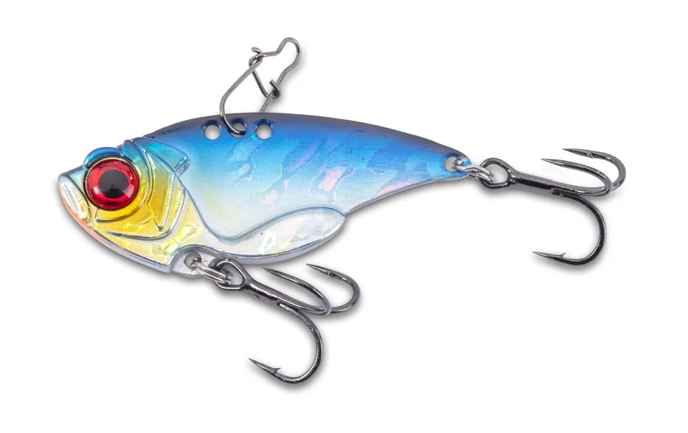 Premium IRON CLAW Vibro Killer UV Blue Fish 52mm/20g blade