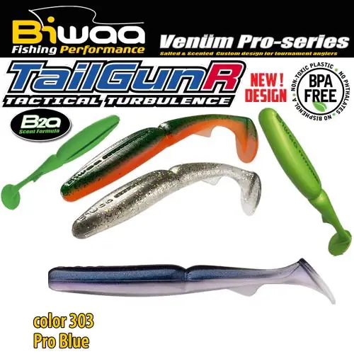 Biwaa Tailgunr 3.5" 9cm 303 Pro Blue gumihal Laatste Versie