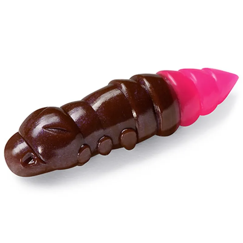 FISHUP Pupa 1.2" (10pcs.), 139 - Earthworm/Hot Pink Koopje