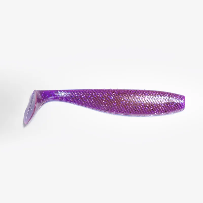Reiva Flat Minnow Shad by Jadabo 12,5 cm Purple gumihal Bestel Nu