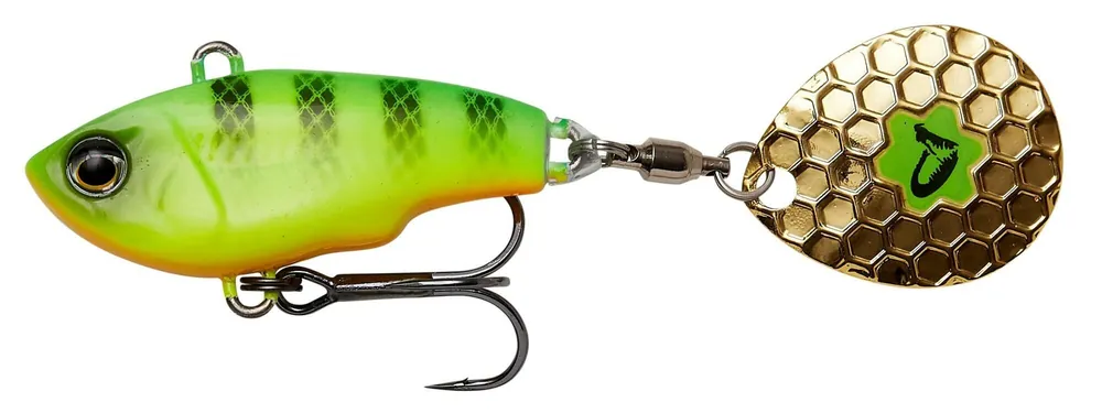 Gereduceerde Prijs Savage Gear FAT TAIL SPIN 6.5CM 16G S FT műcsali
