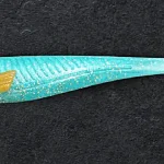 Alpha Tackle Avci Kris világos kék/narancssárga farokkal/ 12cm Koopje