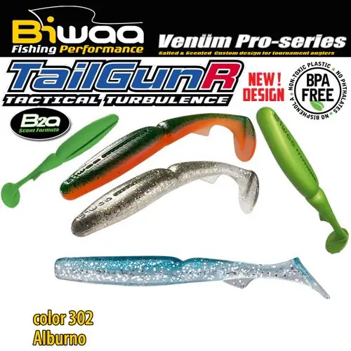 Korting Biwaa Tailgunr 3.5" 9cm 302 Alburno gumihal