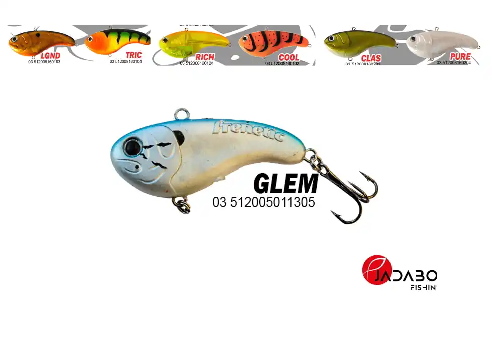 Frenetic FatFish, 50mm, 11g, TPE gumi, GLEM wobbler Fabrieksprijs