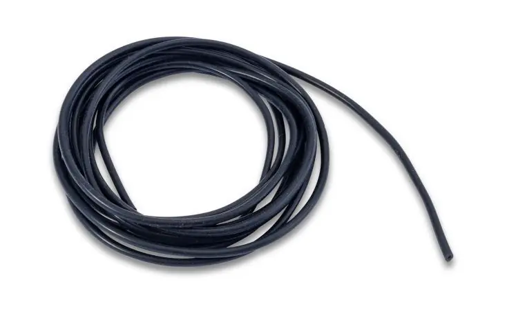 ANACONDA Silicone Hook szilikon cső 0,5/1,5mm / 1,50m / fekete Veilige Betaling