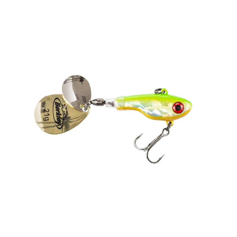 Berkley Pulse Spintail 7.5cm/28g Candy Lime tailspinner Weekendaanbieding