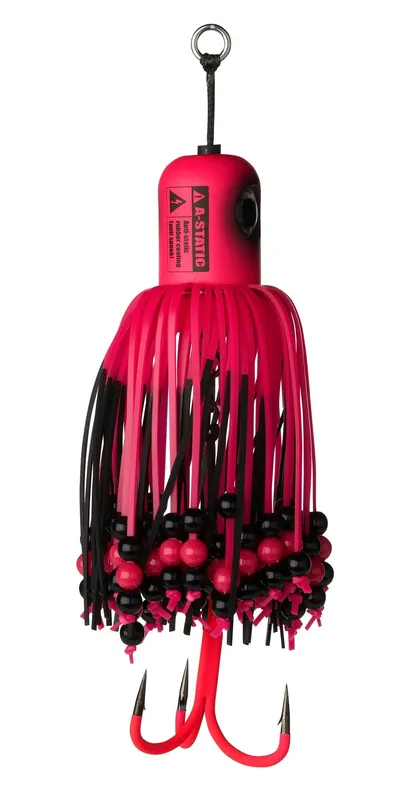 MADCAT A-STATIC clonk teaser 16cm 3/0 200g S FLUO PINK UV Laatste Versie